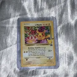 Pikachu's Birthday Surprise Promo Celebrations 25th Anniversary Pokemon Card set - Image 1
