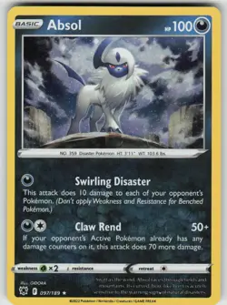 Absol 097/189 Holo Rare Miscellaneous Cards & Products Pokemon Lightly Played - Image 1