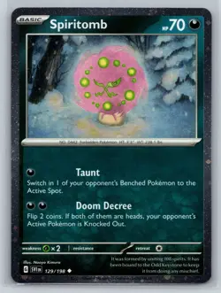 Spiritomb - (Cosmos Holo) Holo Uncommon Miscellaneous Cards & Products 129/198 N - Image 1