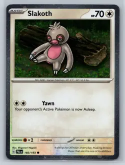 Slakoth (Cosmos Holo) Holo Common Miscellaneous Cards & Products 160/193 NM - Image 1