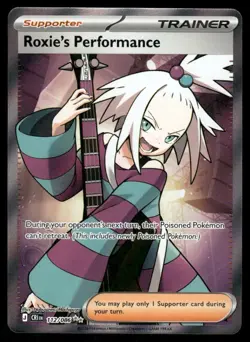 Pokemon Cards Roxie's Performance 112/086 Holo Chaos Rising Ultra Rare NM - Image 1