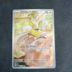 Yamper 099/094 IR Phantasmal Flames ME02 Pokemon Card Illustration Rare - Image 1