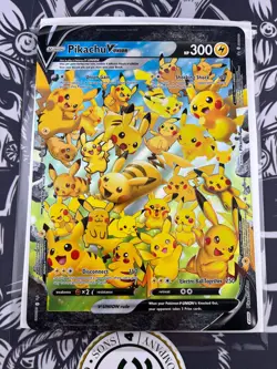 Pikachu V-Union SWSH141 Pokemon Oversized Jumbo Promo Card NM - Image 1