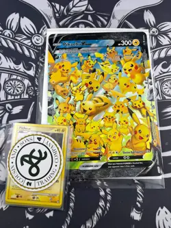 Pikachu V-Union SWSH141 Pokemon Oversized Jumbo Promo Card NM - Image 3