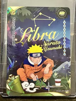Naruto Uzumaki NRV01-MR-001L4 English Naruto Kayou Card Heavens Scroll NM - Image 1