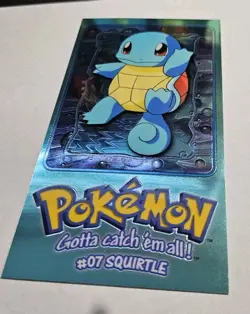 Topps Chrome Pokemon SQUIRTLE Jumbo Box Topper 2 of 5 Nintendo Card Holo - Image 3