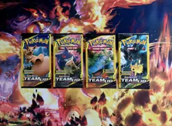 Pokemon TEAM UP Booster Pack Sealed Lot! 4 Packs / 3 Cards Each READ DESCRIPTION - Image 1