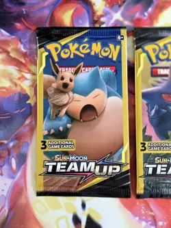 Pokemon TEAM UP Booster Pack Sealed Lot! 4 Packs / 3 Cards Each READ DESCRIPTION - Image 3