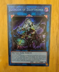 Gorgon of Zilofthonia Duelist's Advance DUAD-EN050 1st Edition Secret Rare TCG - Image 1