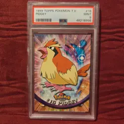 1999 Topps Pokemon T.V. Pidgey #16 PSA 9 Mint Vintage Trading Card - Image 1