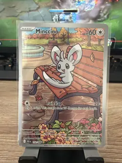 Pokemon TCG: Black Bolt (152/086) Minccino Illustration Rare (NM) - Image 1
