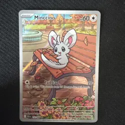 Pokemon TCG Minccino 152/086 Illustration Rare - S&V Black Bolt - NM - Image 2