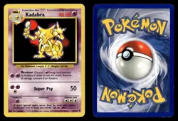 Kadabra 32/102 Uncommon Base Set Unlimited Pokemon Card - Image 1