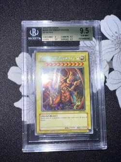 Yu Gi Oh - The Winged Dragon of Ra - Secret - GBI-003 - BGS 9.5 - Image 1