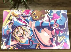 YuGiOh Dark Magician Girl TCG Game Mat CCG Playmat Anti-slip Mouse Pad 60x35cm - Image 1