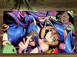YuGiOh Dark Magician Girl TCG Game Mat CCG Playmat Anti-slip Mouse Pad 60x35cm - Image 1
