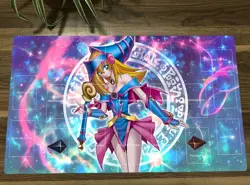 YuGiOh Dark Magician Girl TCG Game Mat CCG Playmat Anti-slip Mouse Pad 60x35cm - Image 1