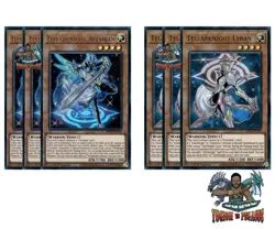 Yugioh! 3x Tellarknight Altairan Lyrann MP24 Ultra Rare 1st Ed NM - Image 1