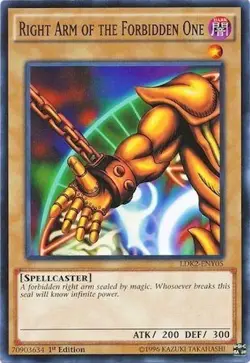 Yu-Gi-Oh! TCG - Right Arm of the Forbidden One - LDK2-ENY05 - 1st Ed [Near Mint] - Image 1