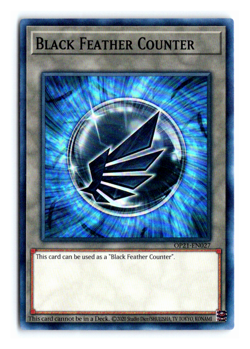 Black Feather Counter - OP21-EN027 - Super Rare - Yugioh - Image 1