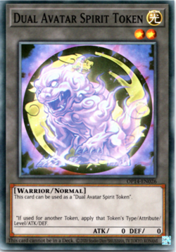 Dual Avatar Spirit Token - OP14-EN026 - Super Rare - Yugioh - Image 1