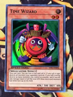 Yugioh: Time Wizard - STP1-EN008 - Super Rare - NM - Image 1