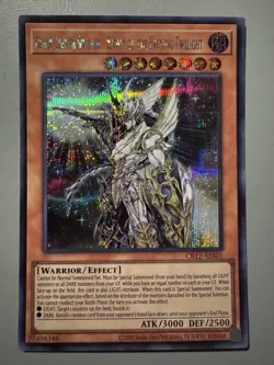 YUGIOH BLACK LUSTER SOLDIER - ENVOY EVENING TWILIGHT ASIA ENGLISH CR12 SECRET - Image 1