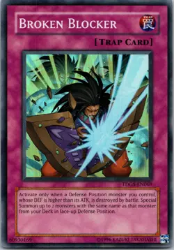Yugioh Broken Blocker TDGS-EN069 Super Rare NM - Image 1