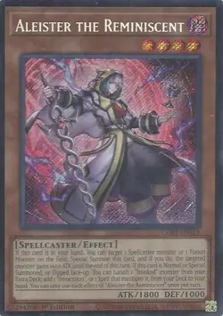 Aleister the Reminiscent CORI-EN015 Secret Rare Yugioh Chaos Origins - Image 1