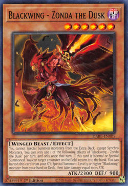 Blackwing - Zonda the Dusk DABL-EN005 1st ED Yu-Gi-Oh! - Image 1