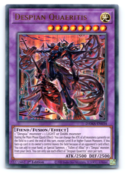 Despian Quaeritis - DAMA-EN034 - Ultra Rare - 1st Edition - Yugioh - Image 1