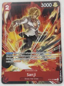 Sanji ST21-003 Alt Art *Welcome Pack 2026 vol. 1* Promo One Piece TCG - Image 1