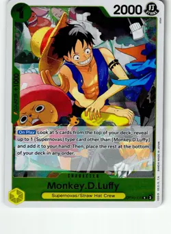 Monkey.D.Luffy (111) OP10-111 Rare Royal Blood One Piece Lightly Played - Image 1