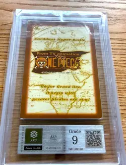 ARS 9 One Piece Carddass Hyper Battle Luffy S57 Holo Straw Hat Crew 2000 PSA - Image 4