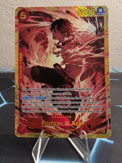ONE PIECE TCG PORTGAS.D. ACE OP16-118 SEC NM ENG - Image 1