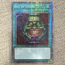 Pot of Greed MP25-EN050 2025 Mega-Pack secret Rare Holo 1st Ed EN - Image 1
