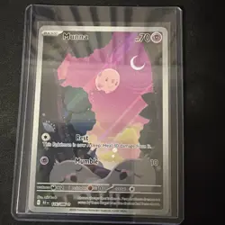 Munna - 116/086 - Black Bolt - Illustration Rare - Pokemon TCG - NM/M - Image 1
