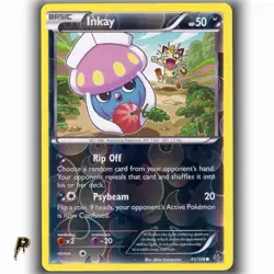 Pokemon XY Roaring Skies Inkay 41/108 Reverse Holo Common Card VLP - Image 1