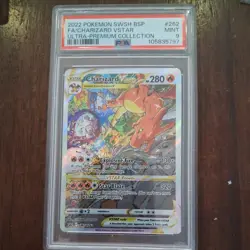 Pokemon TCG Charizard Vstar Sword & Shield Swsh262 Holo Promo - Image 1