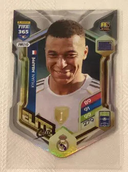 Kylian Mbappe Elite Cut FIFA 365 2026 Rare Insert Real Madrid JWL10 - Image 1