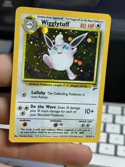 Erika's Vileplume 5/132 Gym Wigglytuff 19/130 Base Vintage Pokemon Card Lot WOTC - Image 3