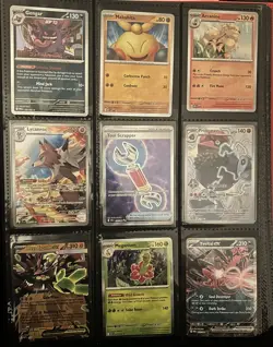 Pokemon TCG 9-Card Lot Lycanroc 166, Probopass 096 illustration Rares - Image 1