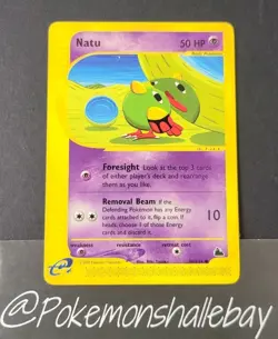 Natu 80/144 - Skyridge *EXC* Common Pokemon Card - Image 1