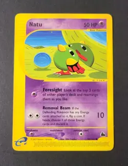 Natu 80/144 - Skyridge *EXC* Common Pokemon Card - Image 2
