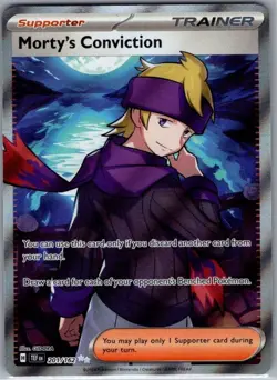 Morty's Conviction - 201/162 SV05: Temporal Forces - Pokemon Card - NM - Image 1