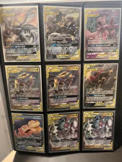 Pokemon Card Collection Binder Lot GX EX V VMAX Tag Team Full Art Gold Rare - Image 1