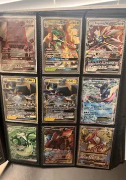 Pokemon Card Collection Binder Lot GX EX V VMAX Tag Team Full Art Gold Rare - Image 5