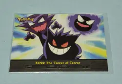 Topps Pokemon The Tower of Terror EP22 TV Animation Series 2 Blue Label Card - Image 1