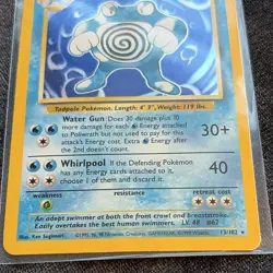 Pokemon TCG Poliwrath Base Set 2 Holo Rare 13/102 WOTC 1999 English 90 HP - Image 2