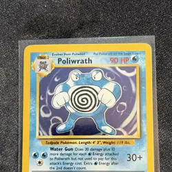 Pokemon TCG Poliwrath Base Set 2 Holo Rare 13/102 WOTC 1999 English 90 HP - Image 3